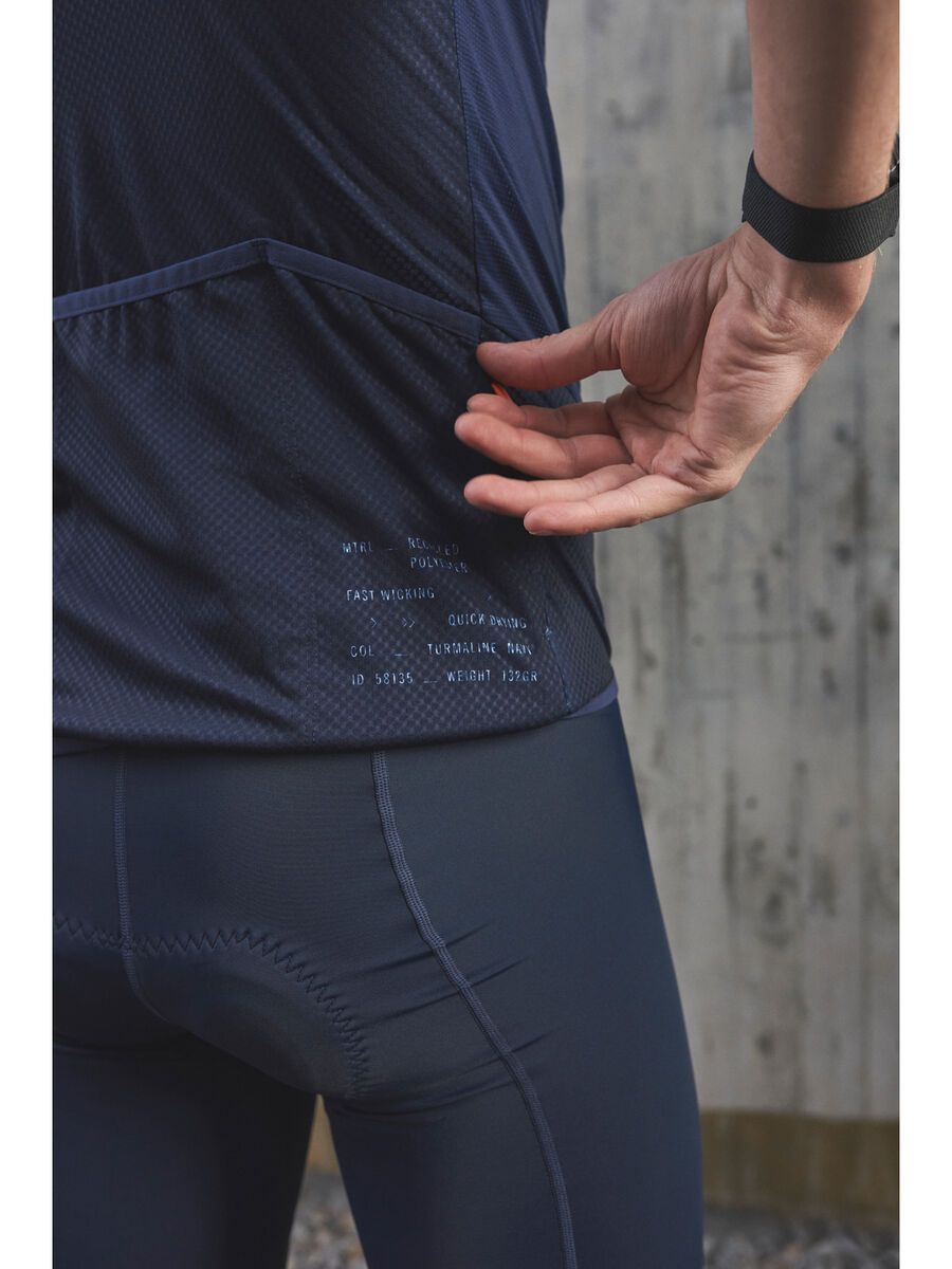 POC M's Essential Road Logo Jersey, turmaline navy - Bild 8