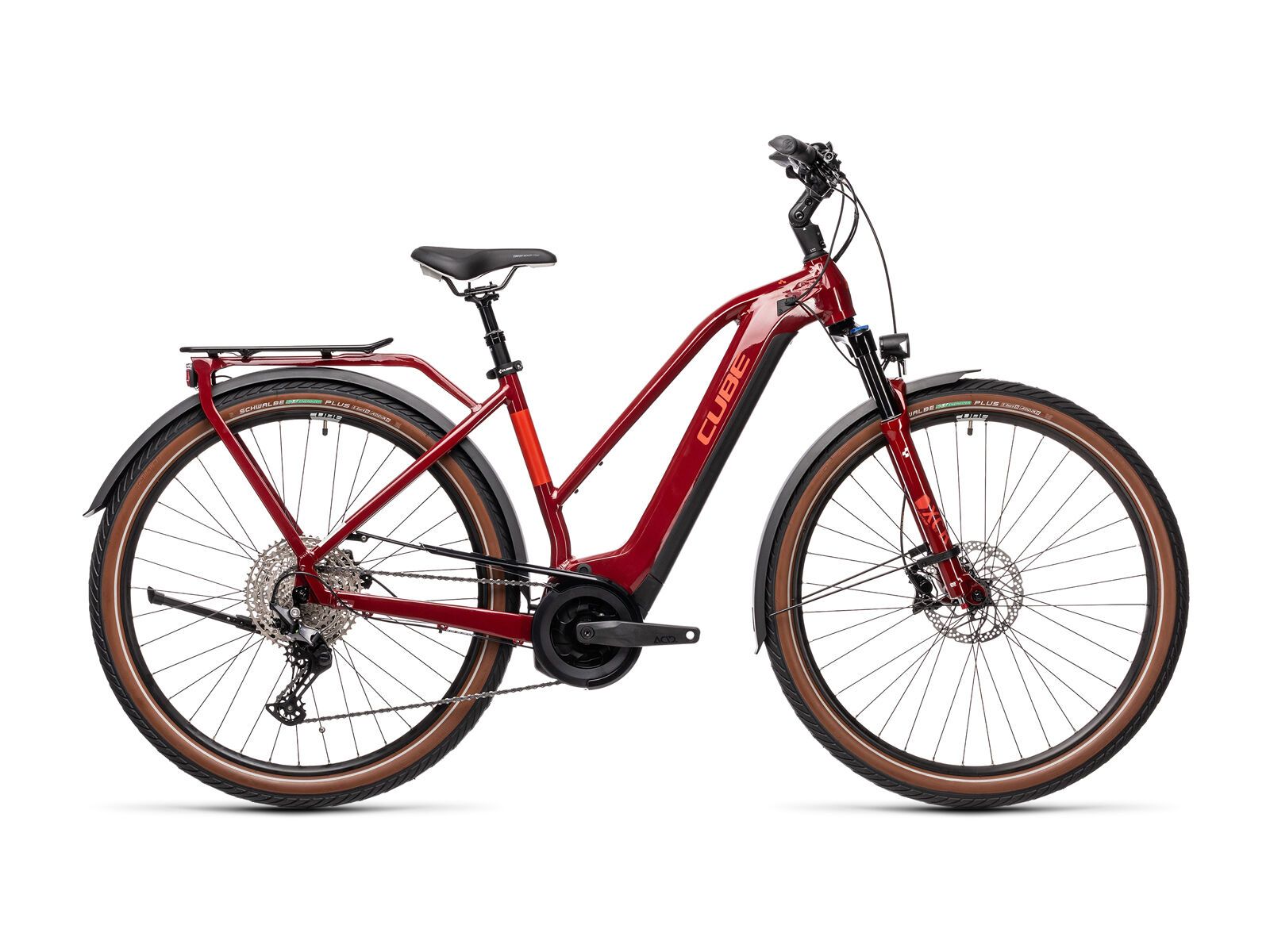 Cube Touring Hybrid EXC 500 Trapeze, red´n´grey - Bild 1