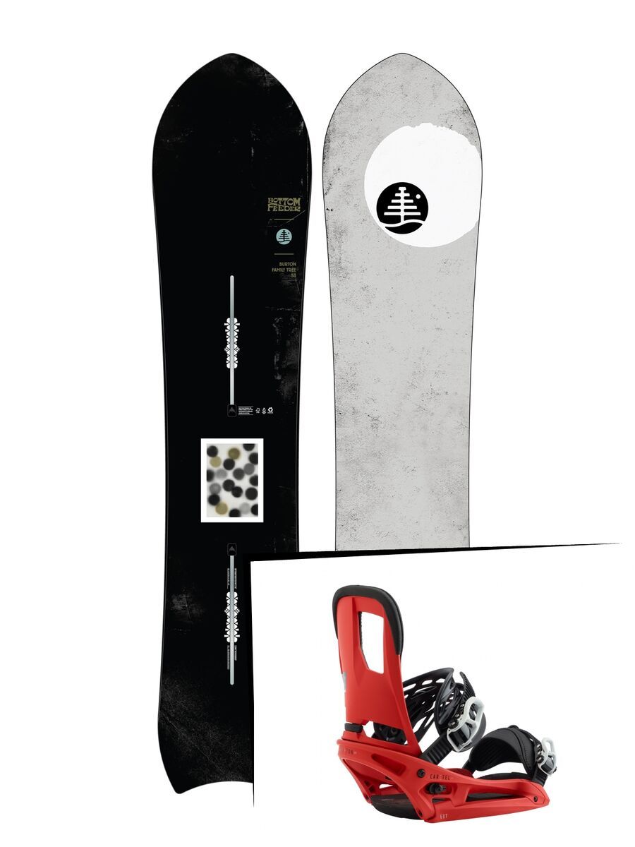 Set: Burton Family Tree Bottom Feeder 2019 + Burton Cartel EST red - Bild 1