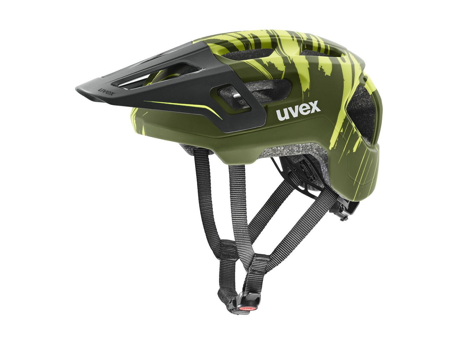 uvex react jr. fullface, dark olive matt - Bild 2