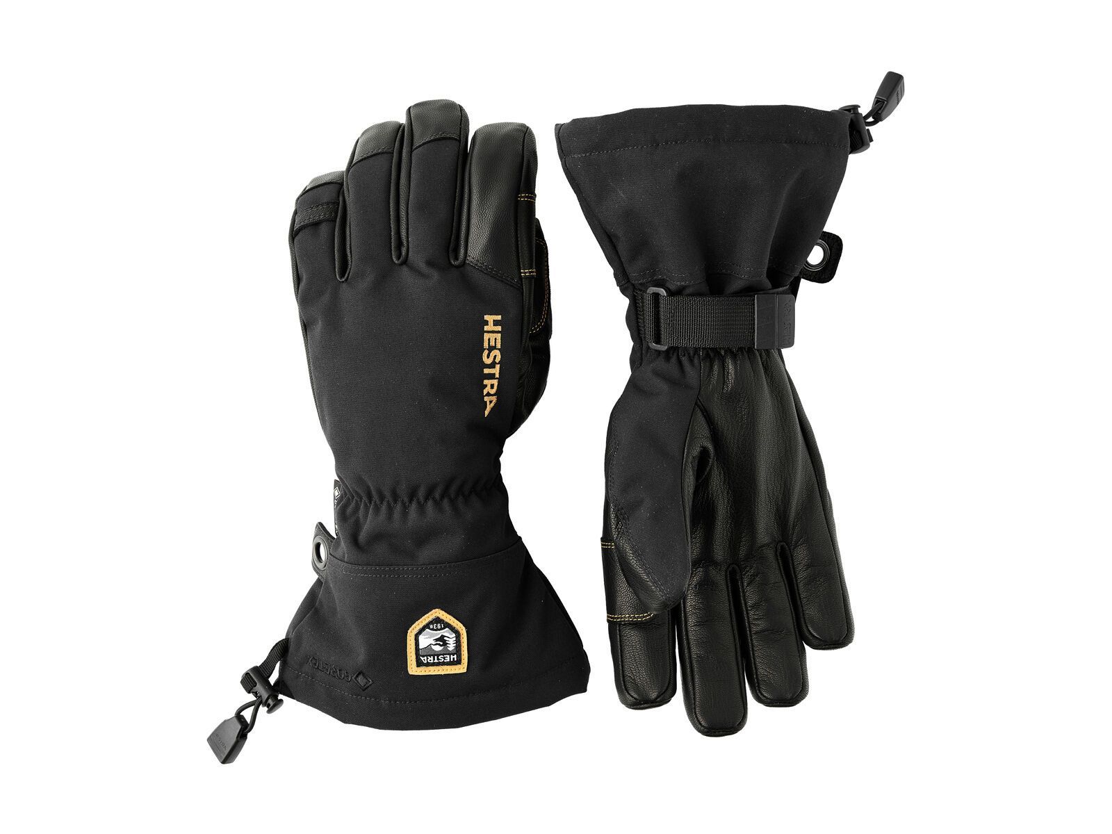 Hestra Army Leather Gore-Tex 5 Finger, black/black - Bild 1