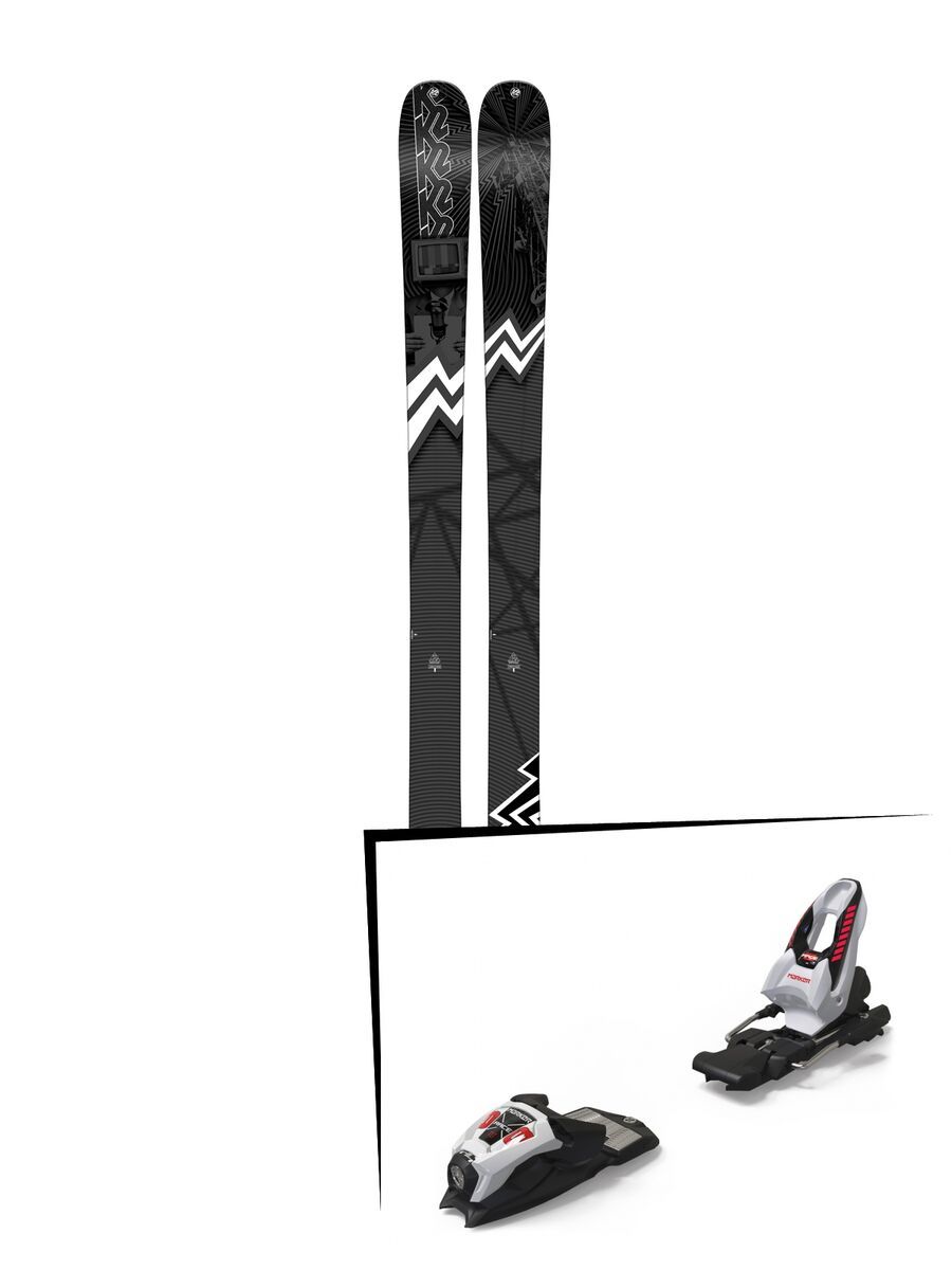 Set: K2 SKI Press 2019 + Marker Race Junior 8 white/black/red - Bild 1
