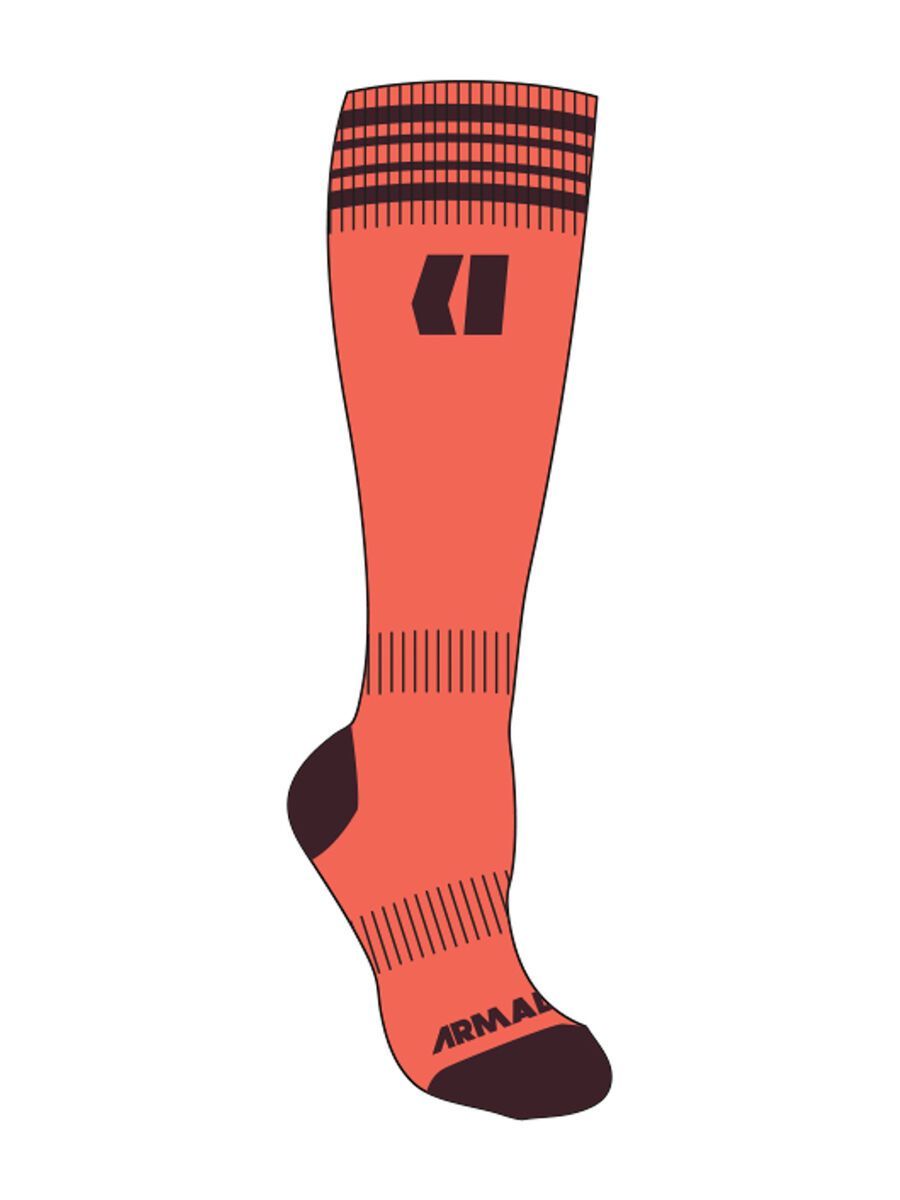 Armada Wander Sock, coral - Bild 1