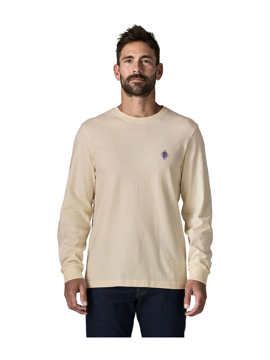 Patagonia Men's Long-Sleeved Midweight Hut Tripper Skyline T-Shirt, undyed natural - Bild 3