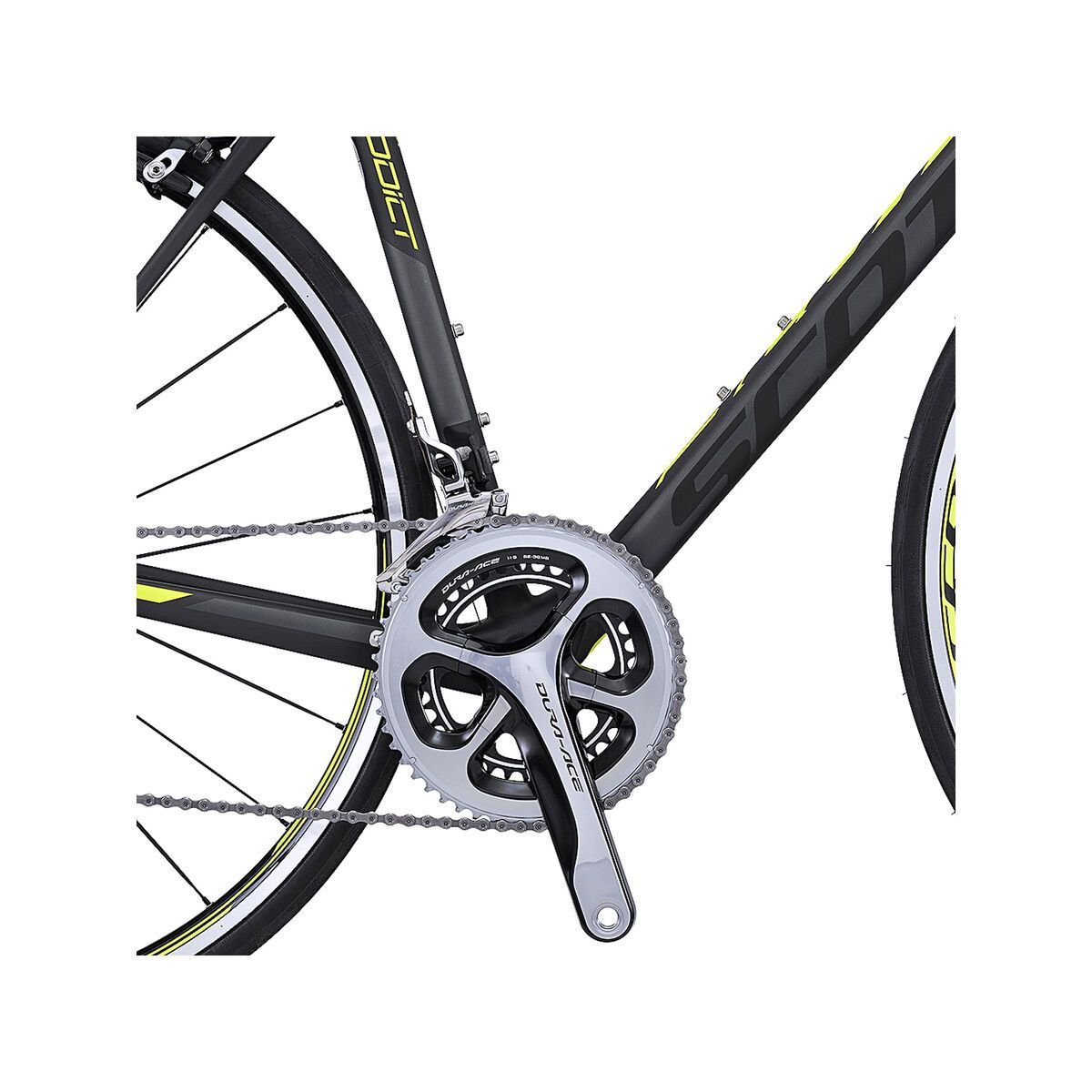 Scott Addict 10, black/anthracite/yellow - Bild 4