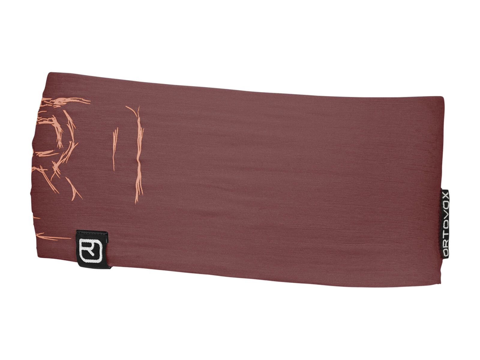 Ortovox 120 Merino Tec Logo Headband, mountain rose - Bild 1