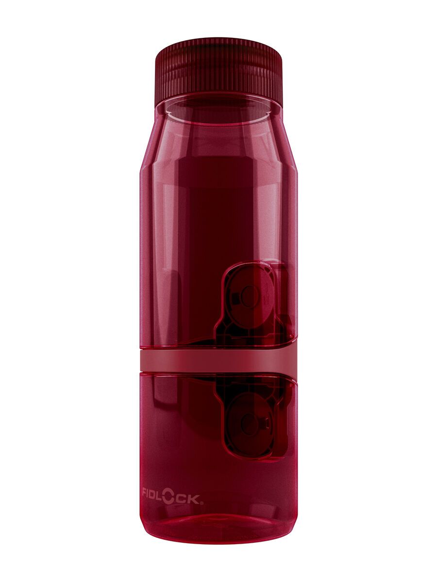 Fidlock Twist Bottle 700 Life + Bike Base, trans. dark red - Bild 3
