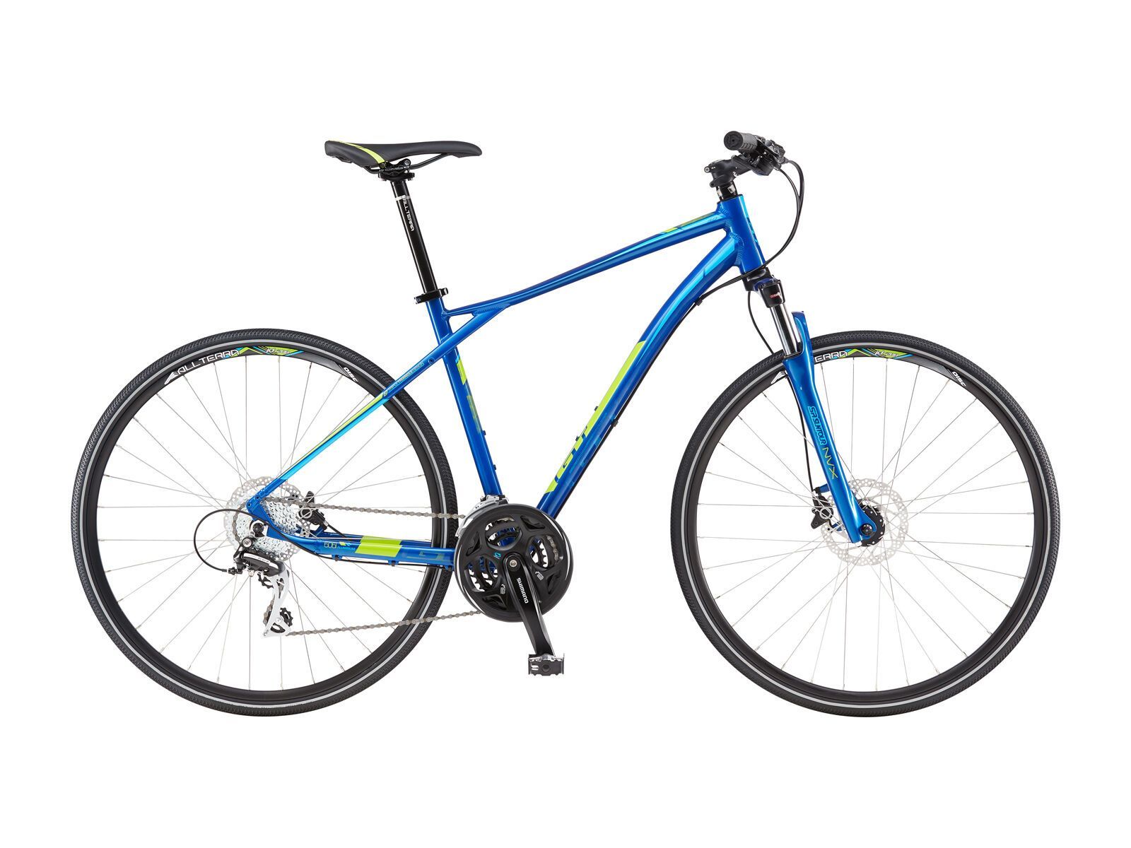 GT Transeo blue/slime lime