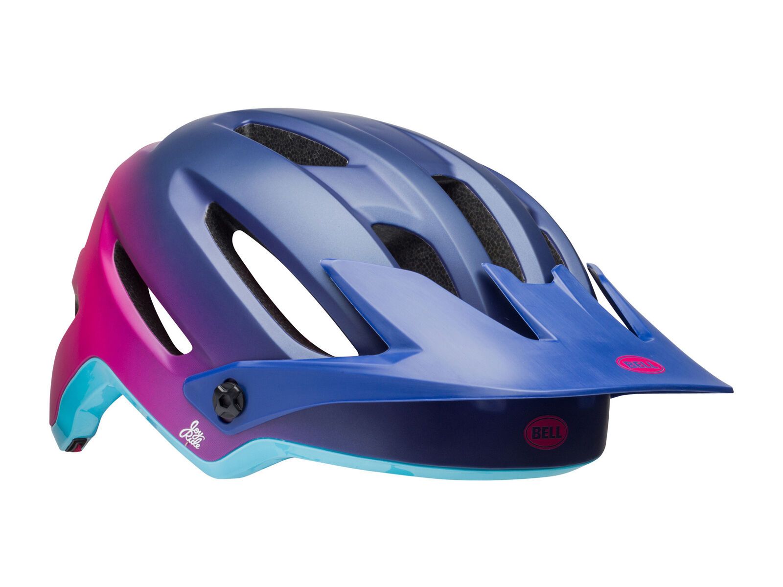 Bell Hela Joy Ride MIPS, matte/gloss navy/cherry fibers - Bild 3