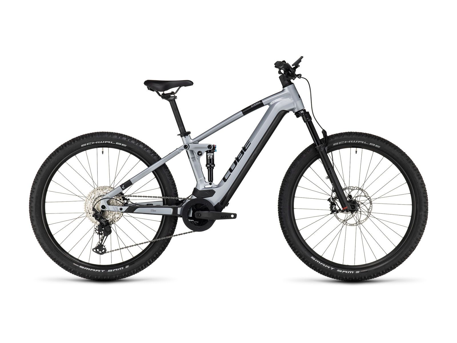 Cube Stereo Hybrid 120 Race 625 27.5, polarsilver´n´black - Bild 1