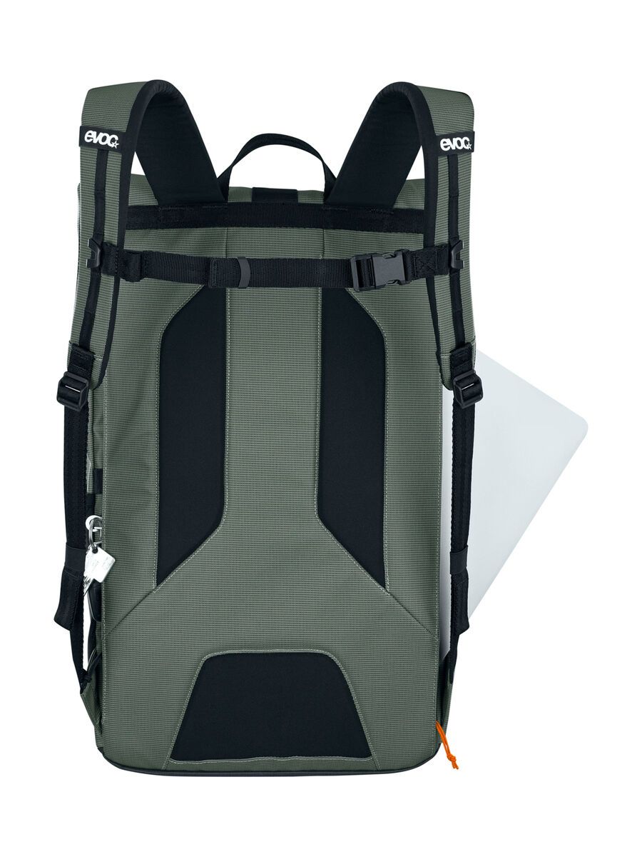 Evoc Duffle Backpack 16, dark olive/black - Bild 3