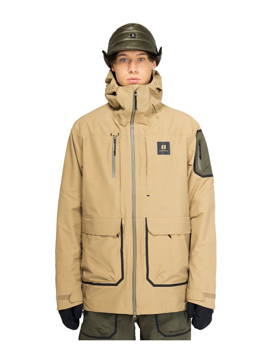 Armada Grands 3L Jacket, khaki - Bild 4