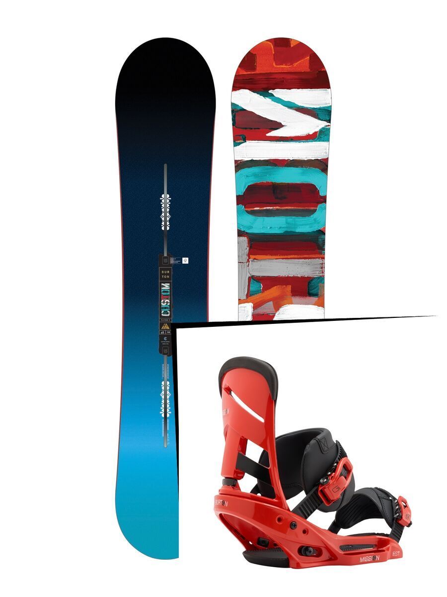 Set: Burton Custom Flying V 2017 +  Mission EST (1712900S) - Bild 1