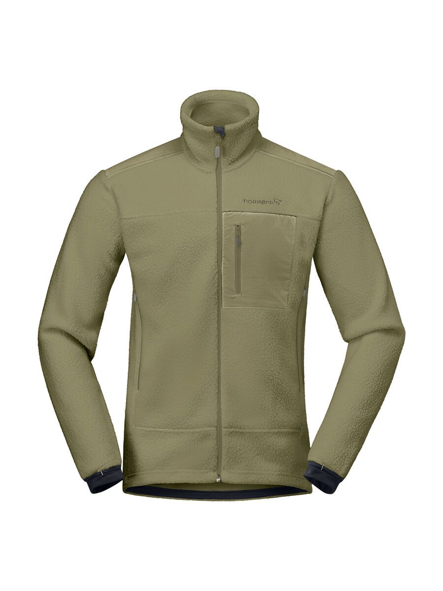 Norrona trollveggen warm3 Jacket M's, deep lichen green - Bild 1