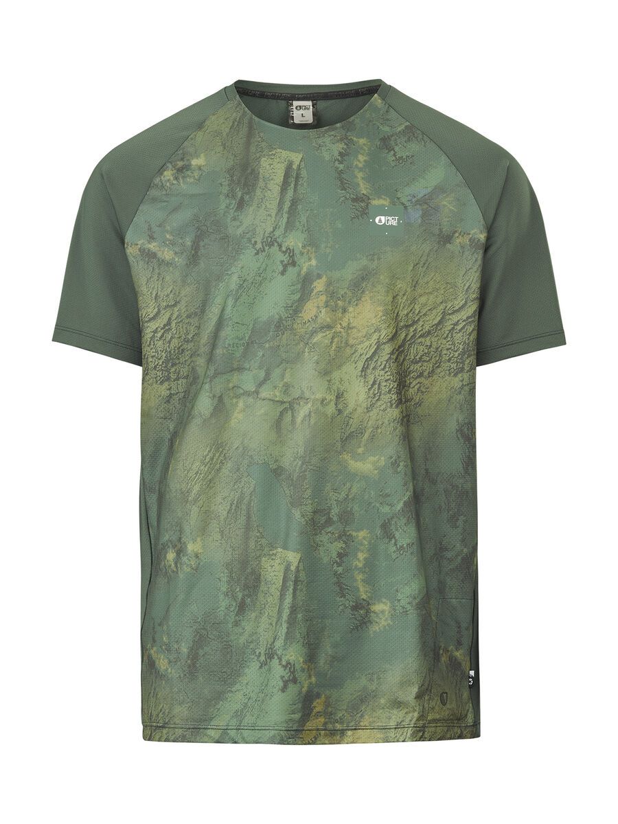 Picture Osborn Printed SS Tech T, geology green - Bild 1