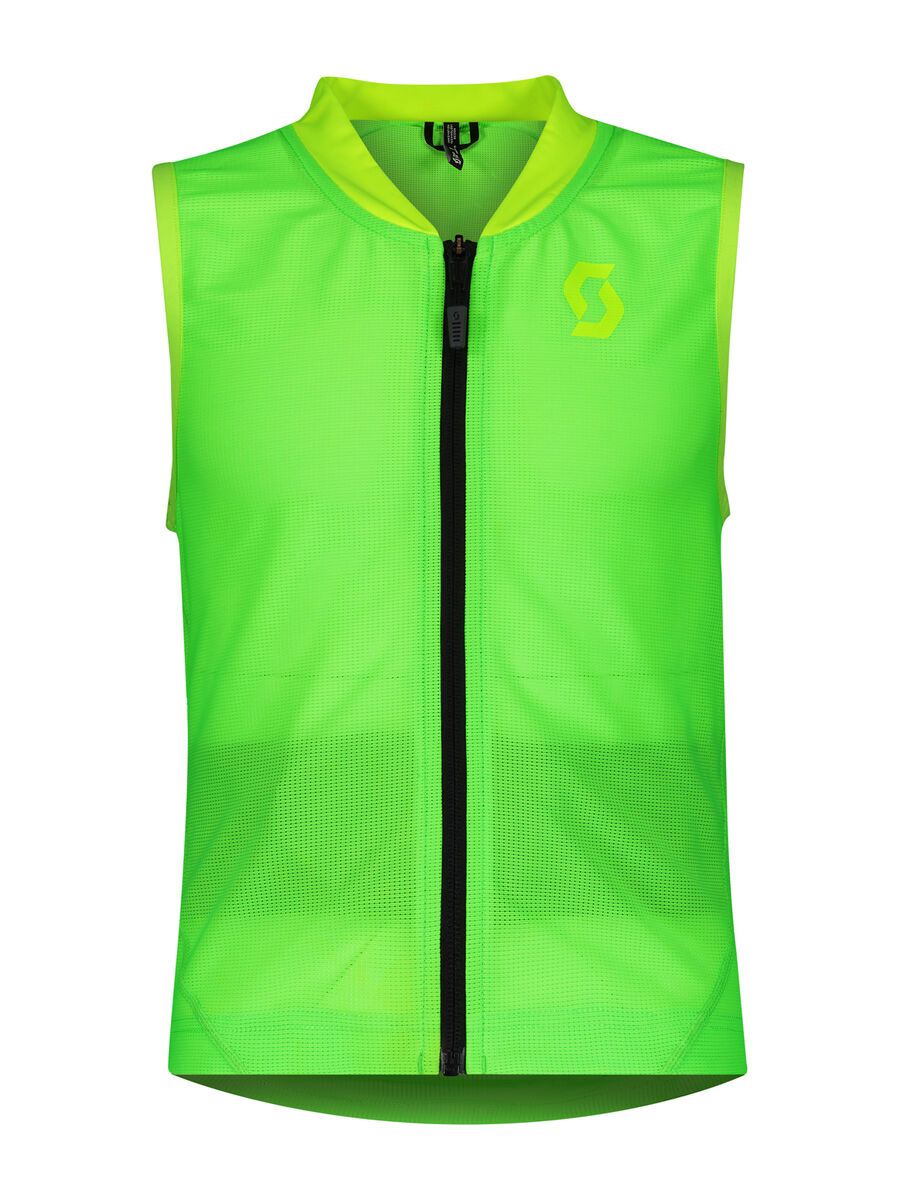 Scott AirFlex Junoir Vest Protector, high viz green - Bild 1