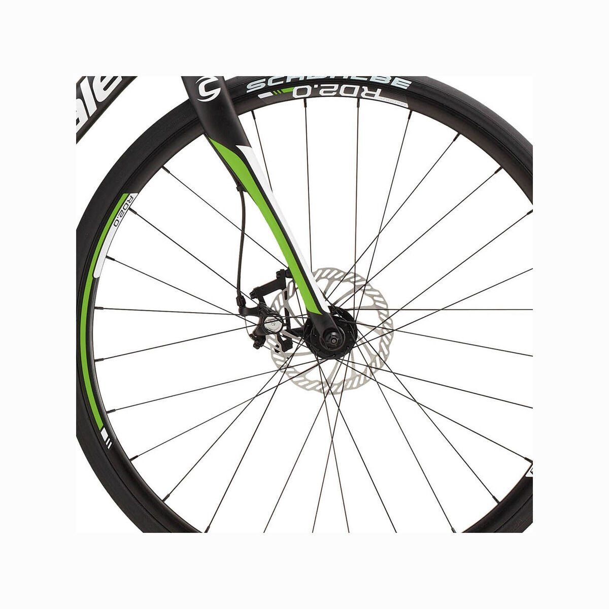 Cannondale Synapse Disc 3 Ultegra, black anodized with white/green matte - Bild 2