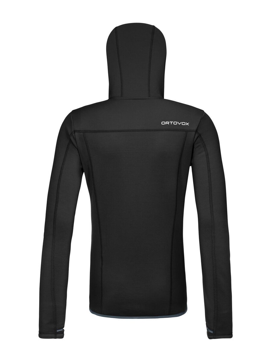Ortovox Merino Fleece Hoody W, black raven - Bild 2