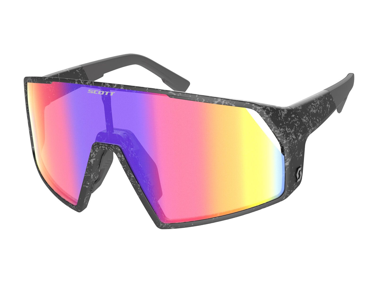 Scott Pro Shield, Teal Chrome / marble black - Bild 1