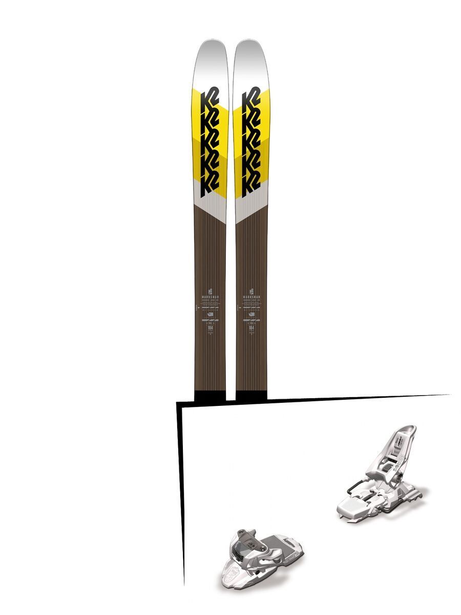 Set: K2 SKI Marksman 2018 + Marker Squire 11 white - Bild 1