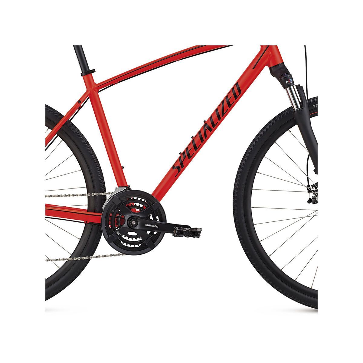 Specialized Crosstrail Mechanical Disc, rocket red/limon/black reflective - Bild 5