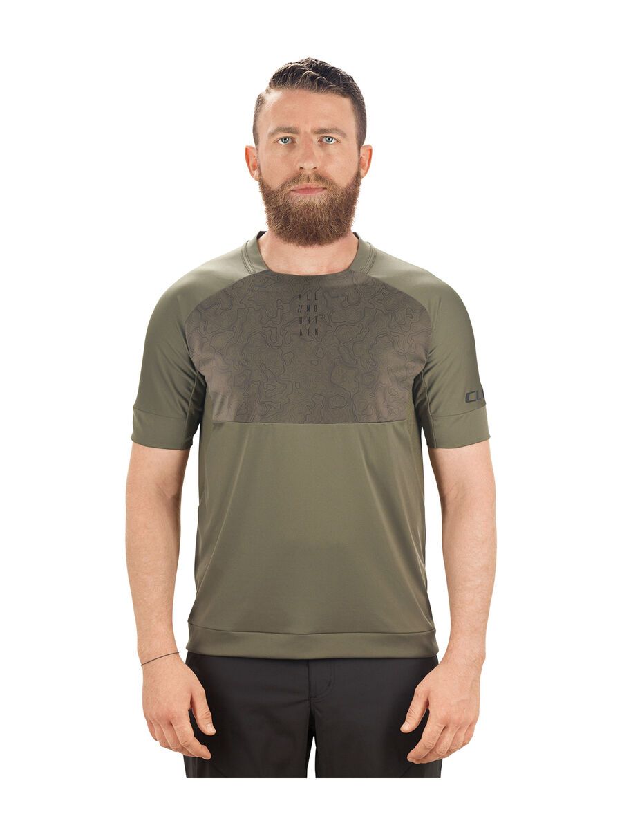 Cube AM Rundhalstrikot kurzarm, olive - Bild 3