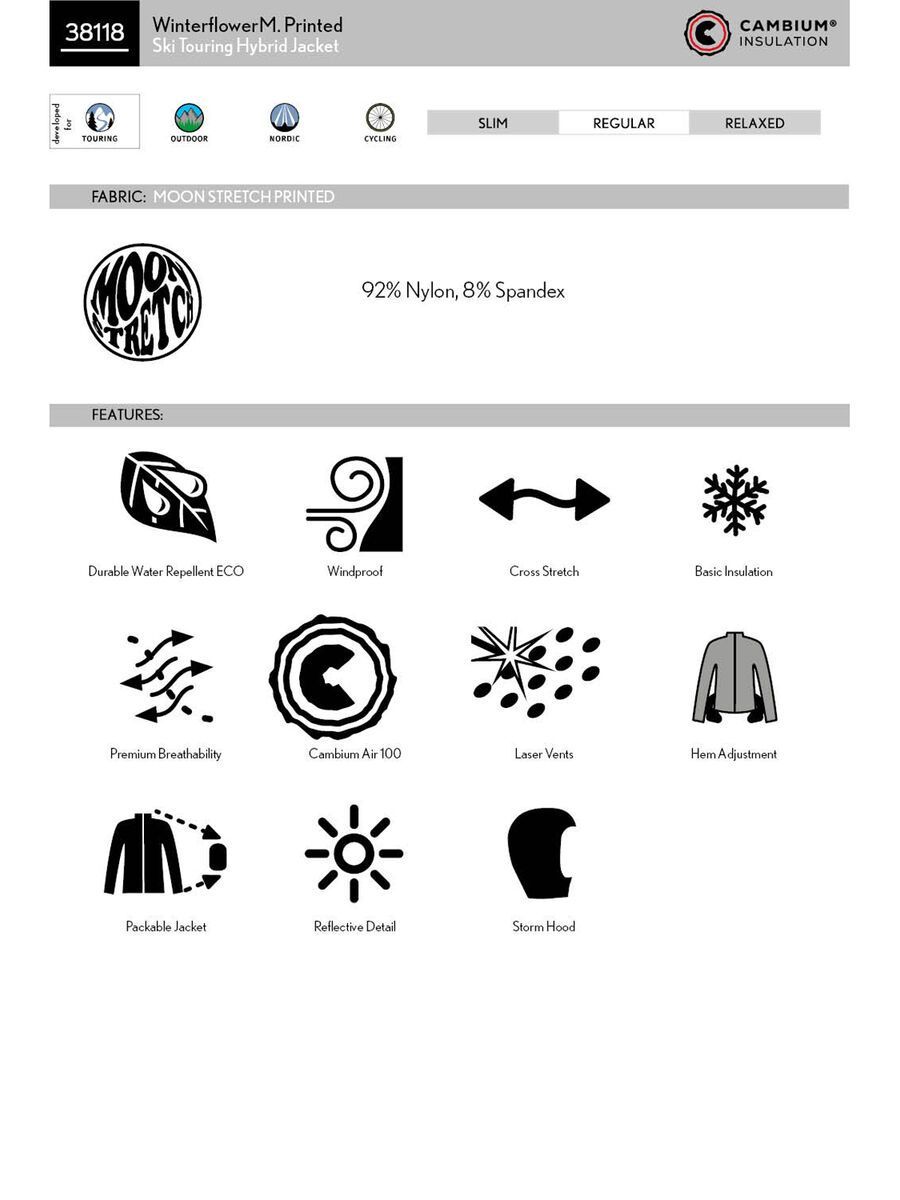 Maloja WinterflowerM. Printed, glacier milk sundry - Bild 4