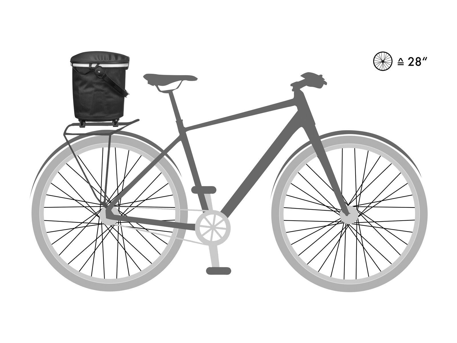 ORTLIEB Up-Town Rack Design Honeycomb, honeycomb - Bild 3