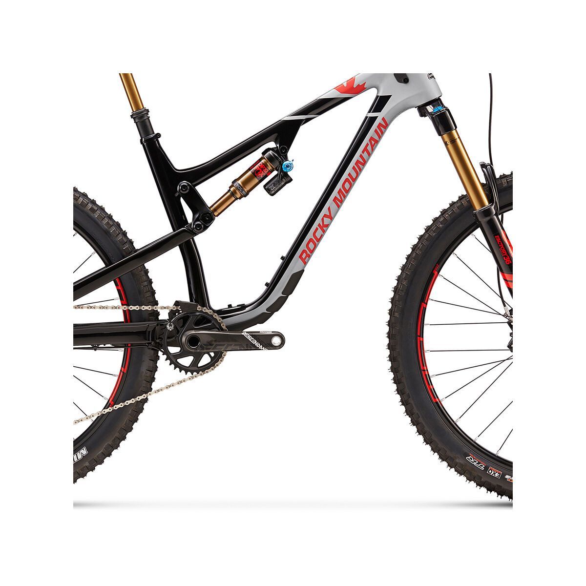 Rocky Mountain Altitude Carbon 90, black black/fox racing grey/flaming lips - Bild 4