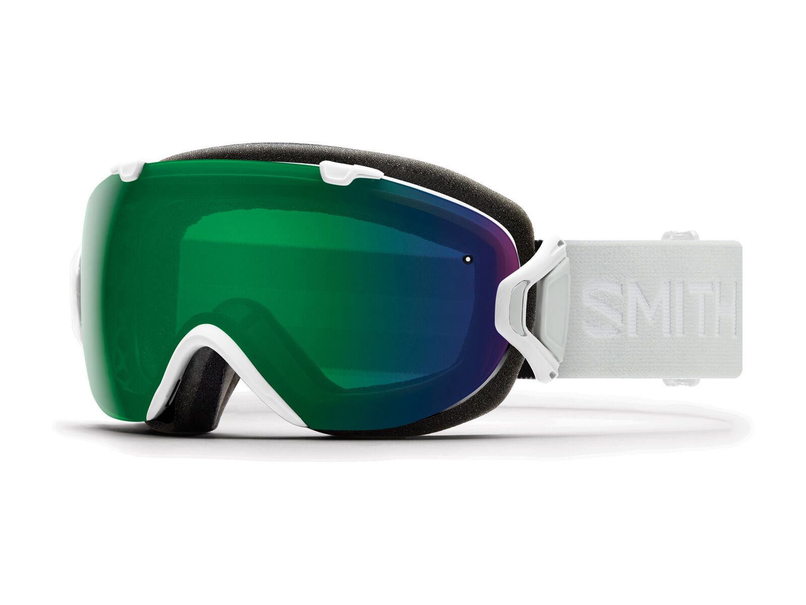 Smith I/OS inkl. WS, white vapor/Lens: chromapop everyday green mirror - Bild 1