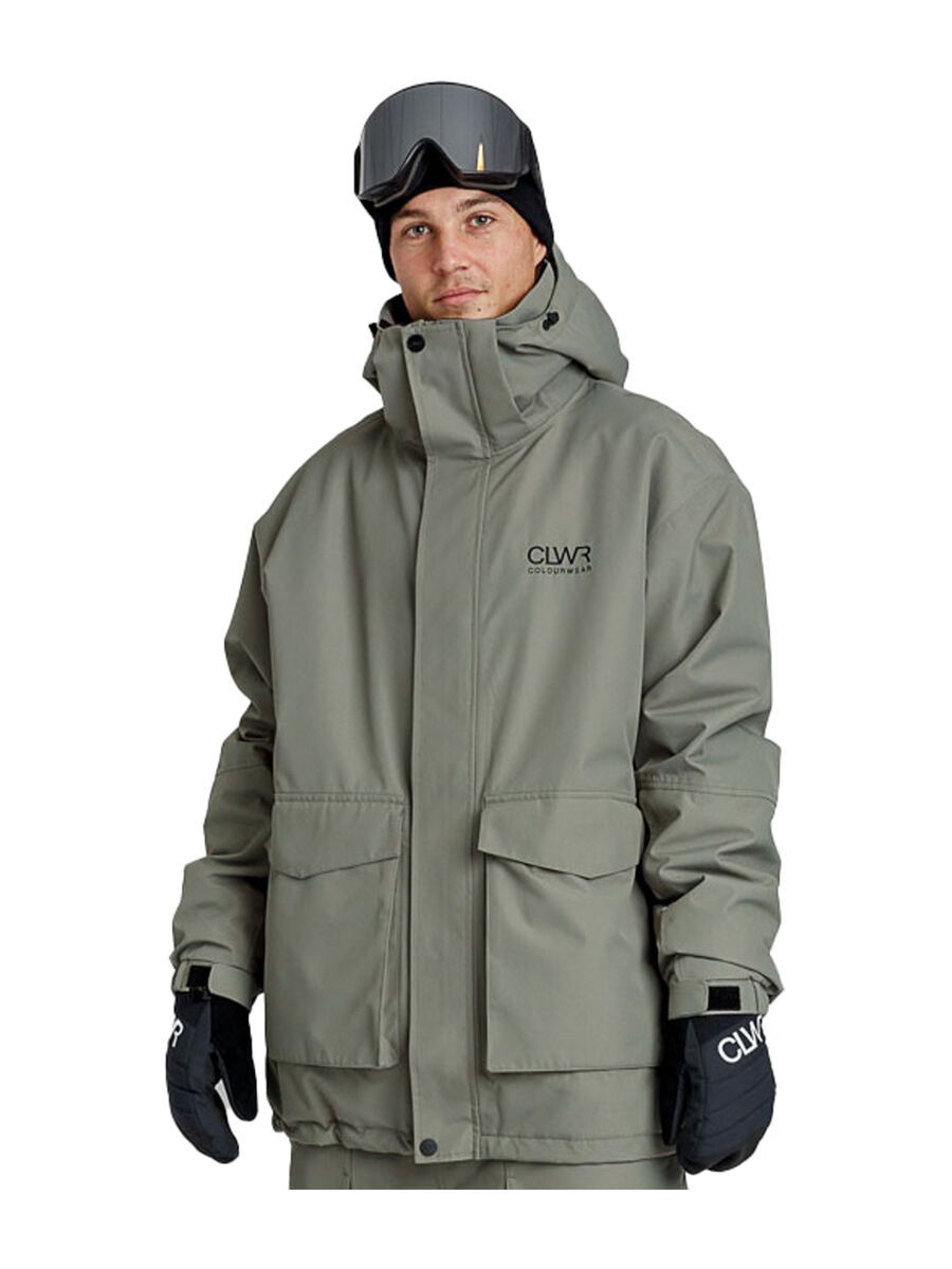 Colourwear U Mountain Cargo Jacket, grey green - Bild 1