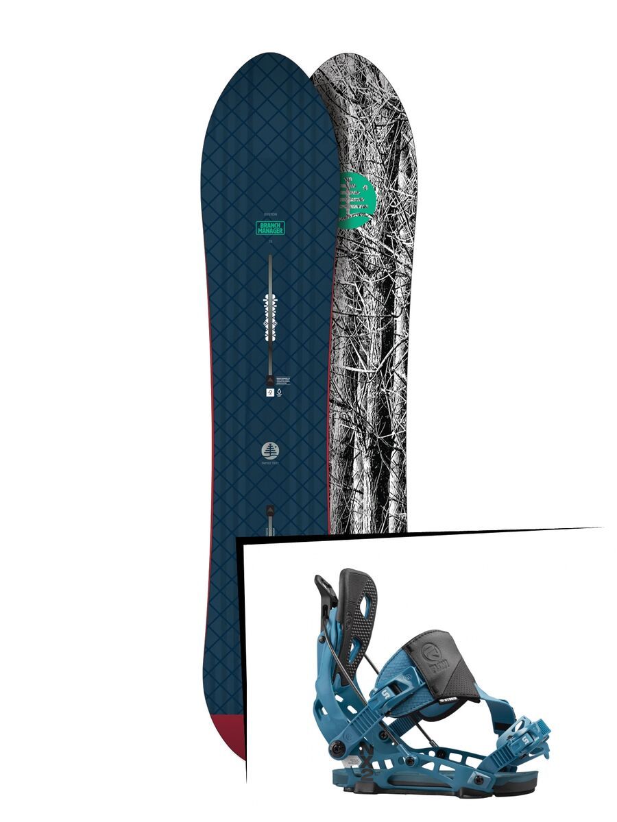 Set: Burton Branch Manager 2017 + Flow NX2 Hybrid (1513127S) - Bild 1
