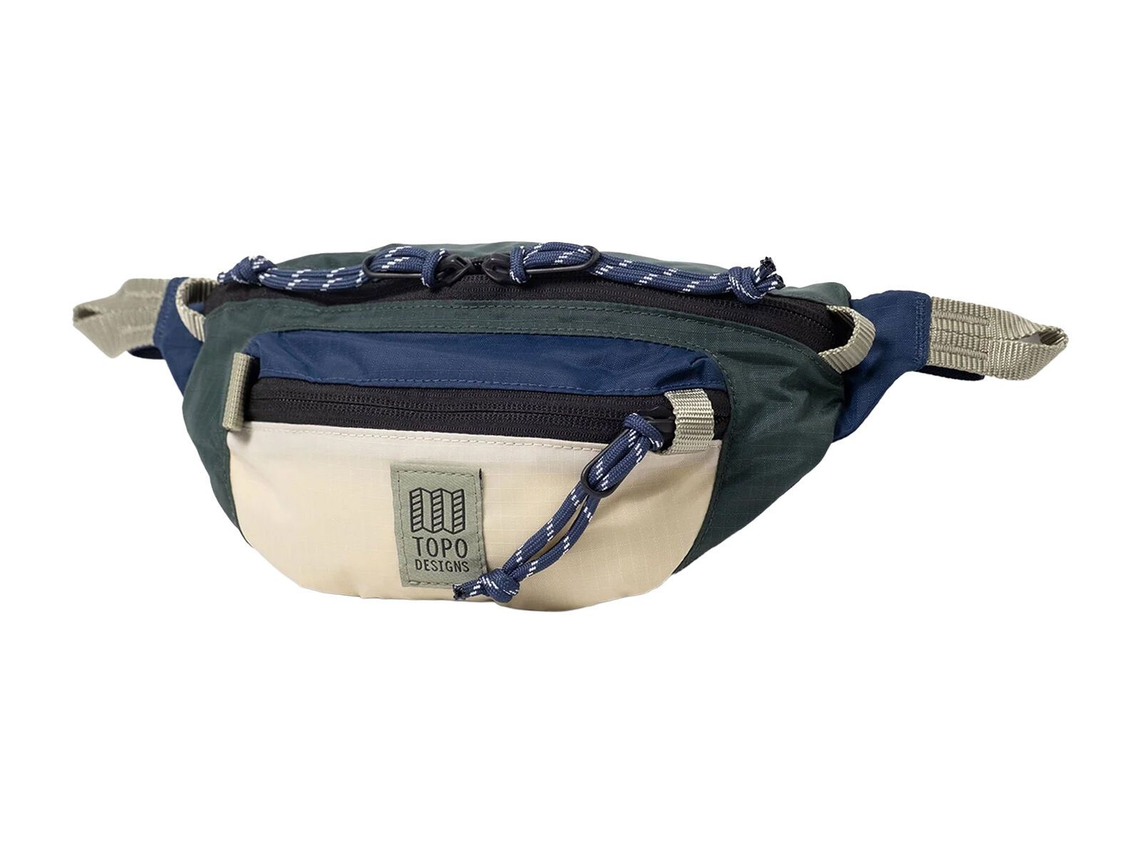 Topo Designs Mountain Waist Pack 1L, forest/bone white - Bild 1