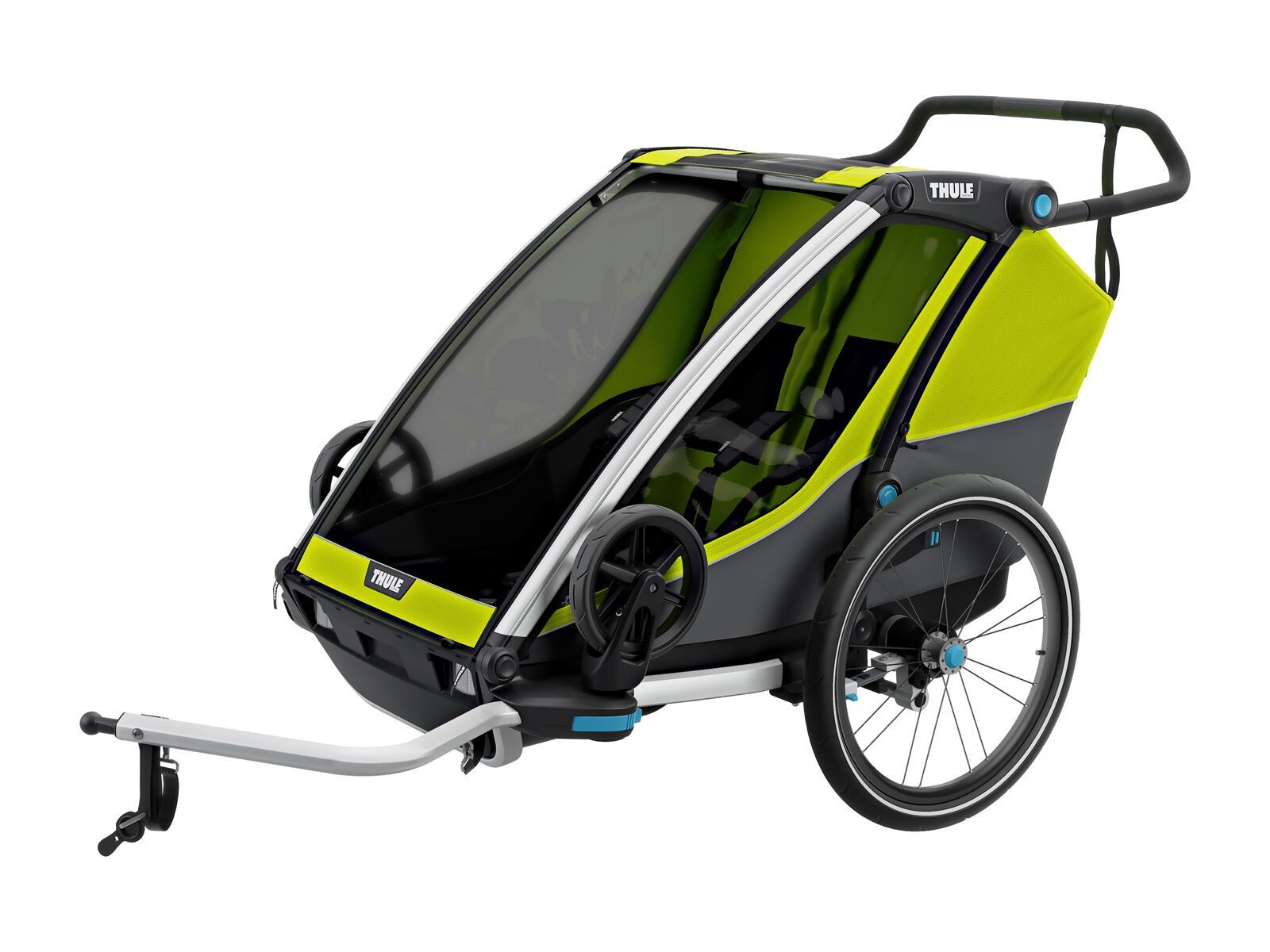 Thule Chariot Cab 2, chartreuse - Bild 1