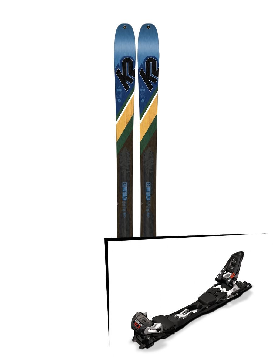 Set: K2 SKI Wayback 84 2019 + Marker F10 Tour black/white - Bild 1
