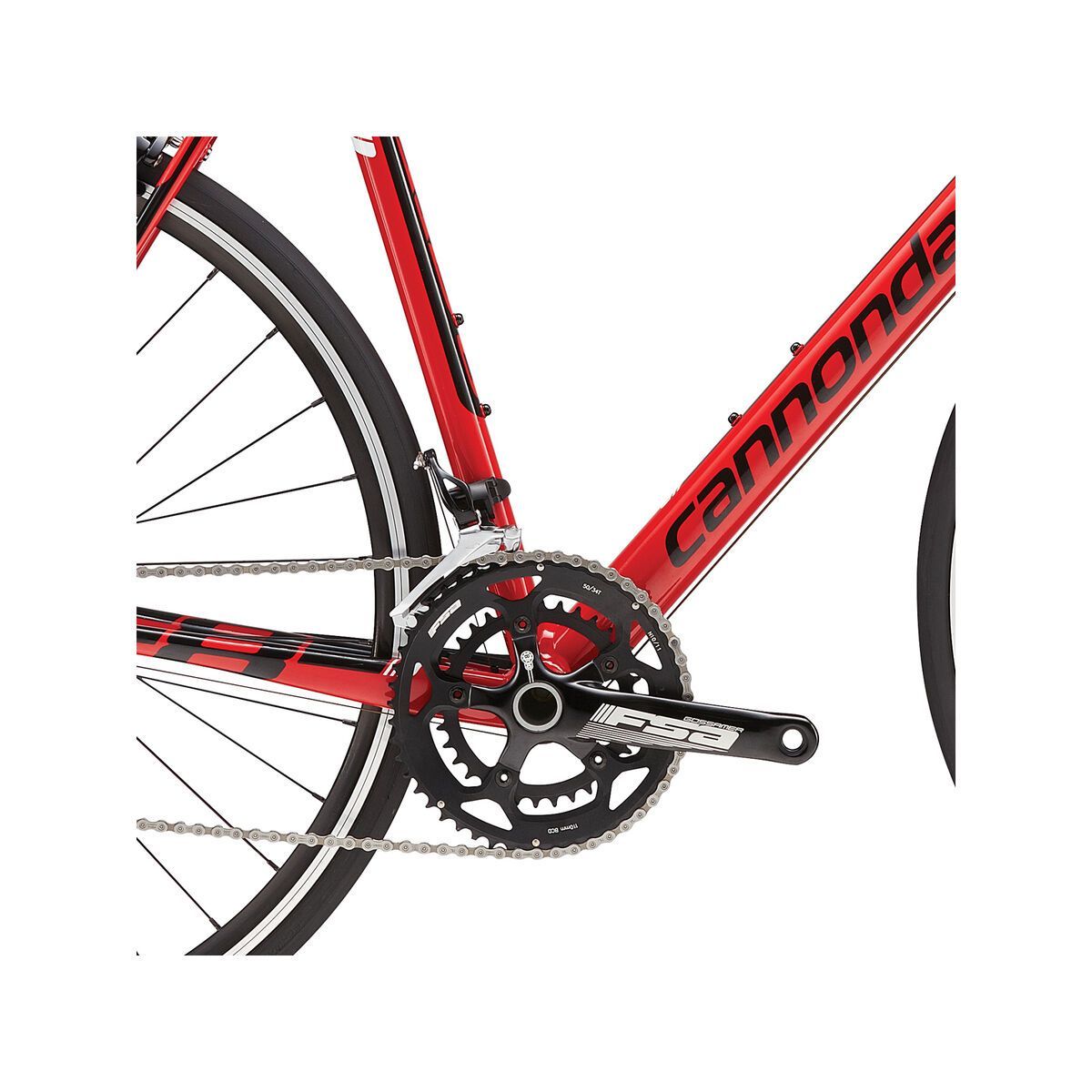 Cannondale CAAD8 105 5, race red w/ jet black and magnesium white, gloss - Bild 3