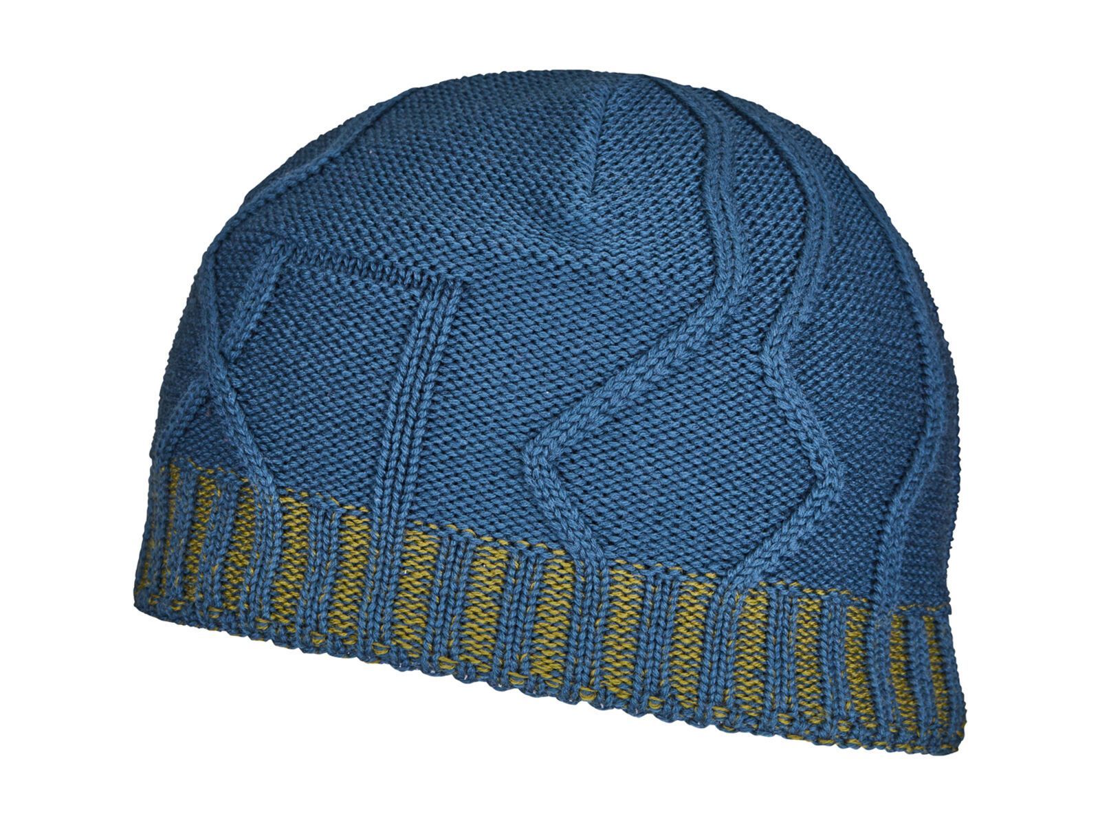Ortovox Merino Tangram Knit Beanie, dark pacific - Bild 1