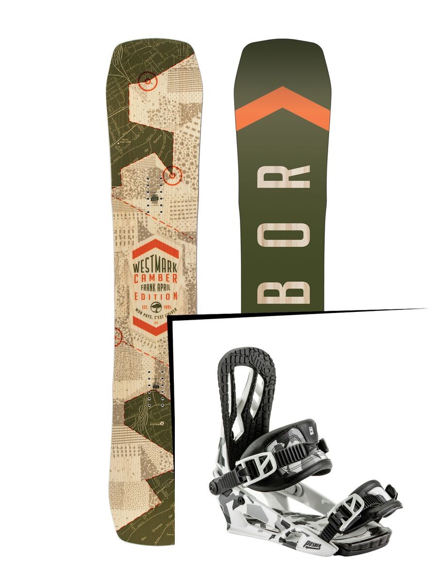 Set: Arbor Westmark Camber 2017 + Nitro Pusher (1691167S) - Bild 1