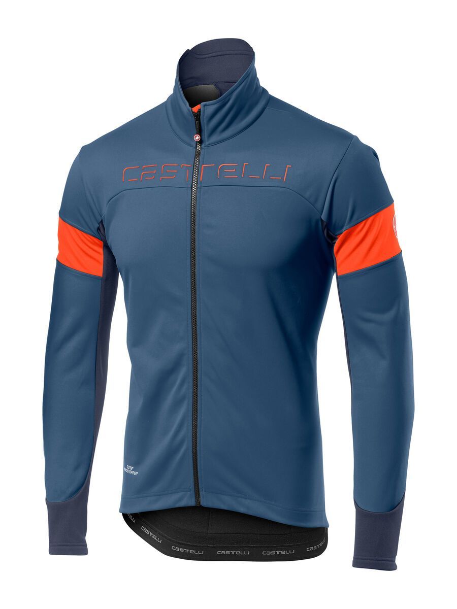 Castelli Transition Jacket, light steel blue/orange - Bild 1
