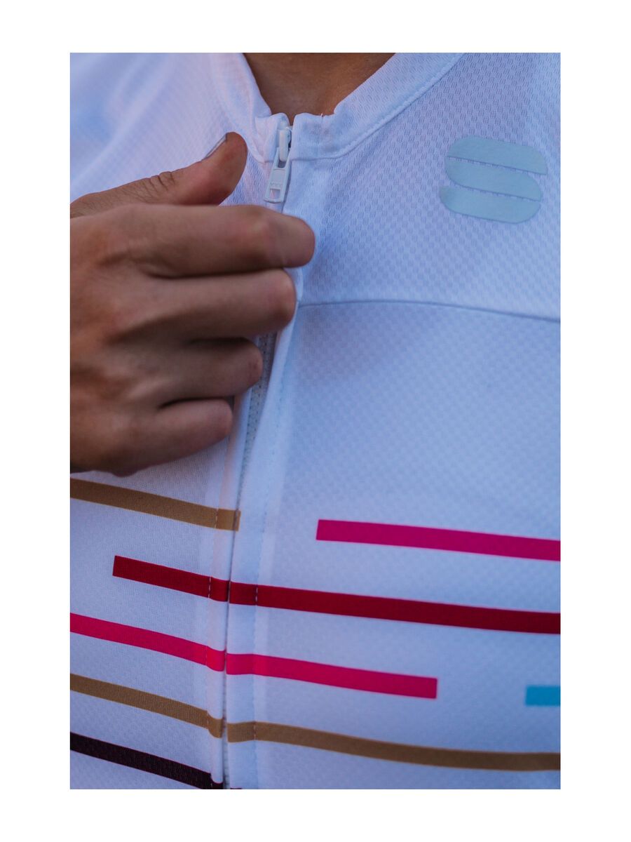 Sportful Vélodrome W Short Sleeve Jersey, white - Bild 7