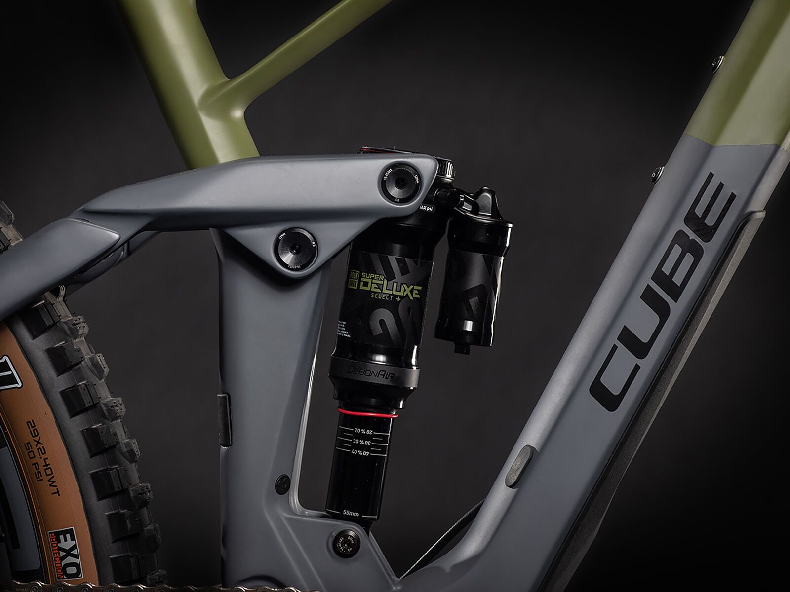 Cube Stereo 150 C:62 Race 29, olive´n´grey - Bild 4