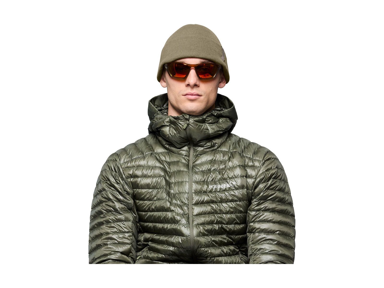 Norrona /29 equaliser Beanie, deep lichen green - Bild 2