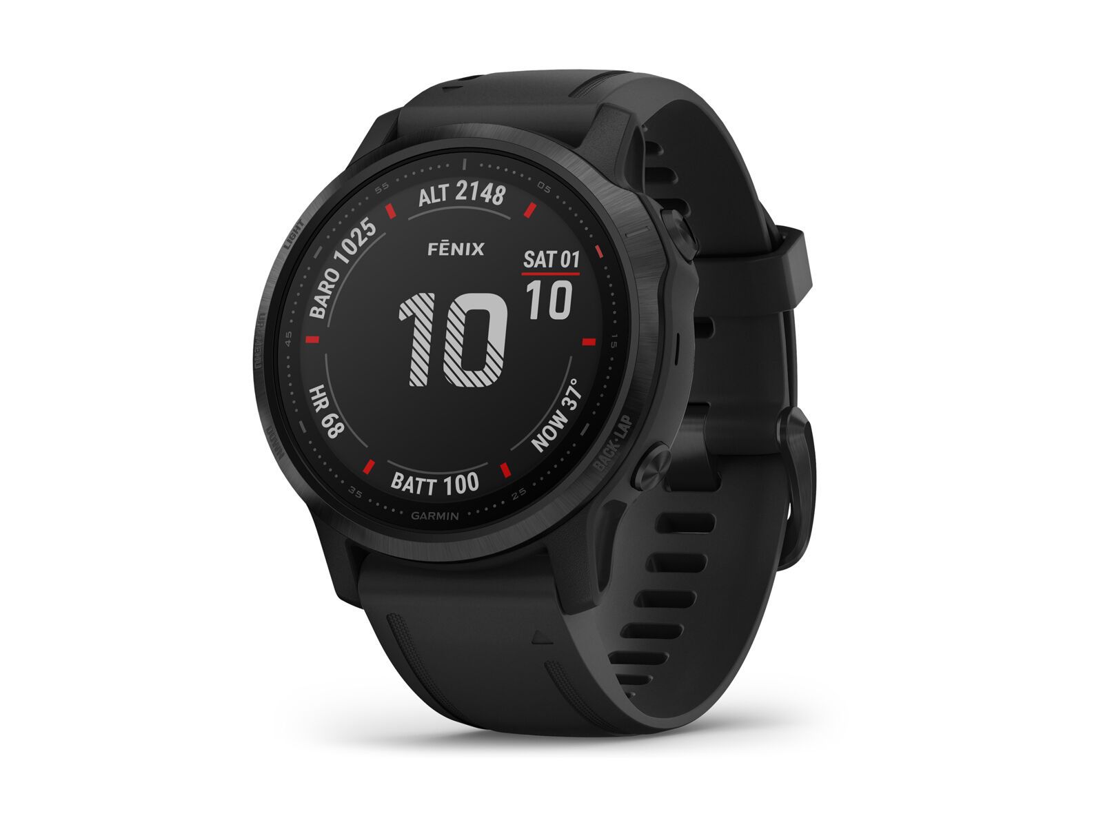 Garmin fenix 6S Pro, schwarz/schiefergrau - Bild 1
