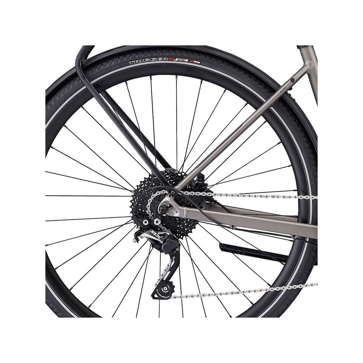 Specialized Crosstrail Elite Step-Through EQ - Black Top Collection, satin brushed - Bild 6