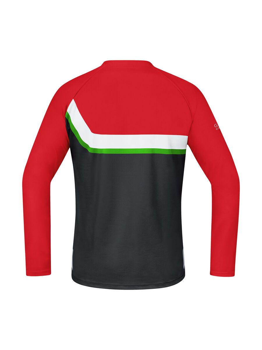 Gore Bike Wear Power Trail Jersey Lang, red black - Bild 2