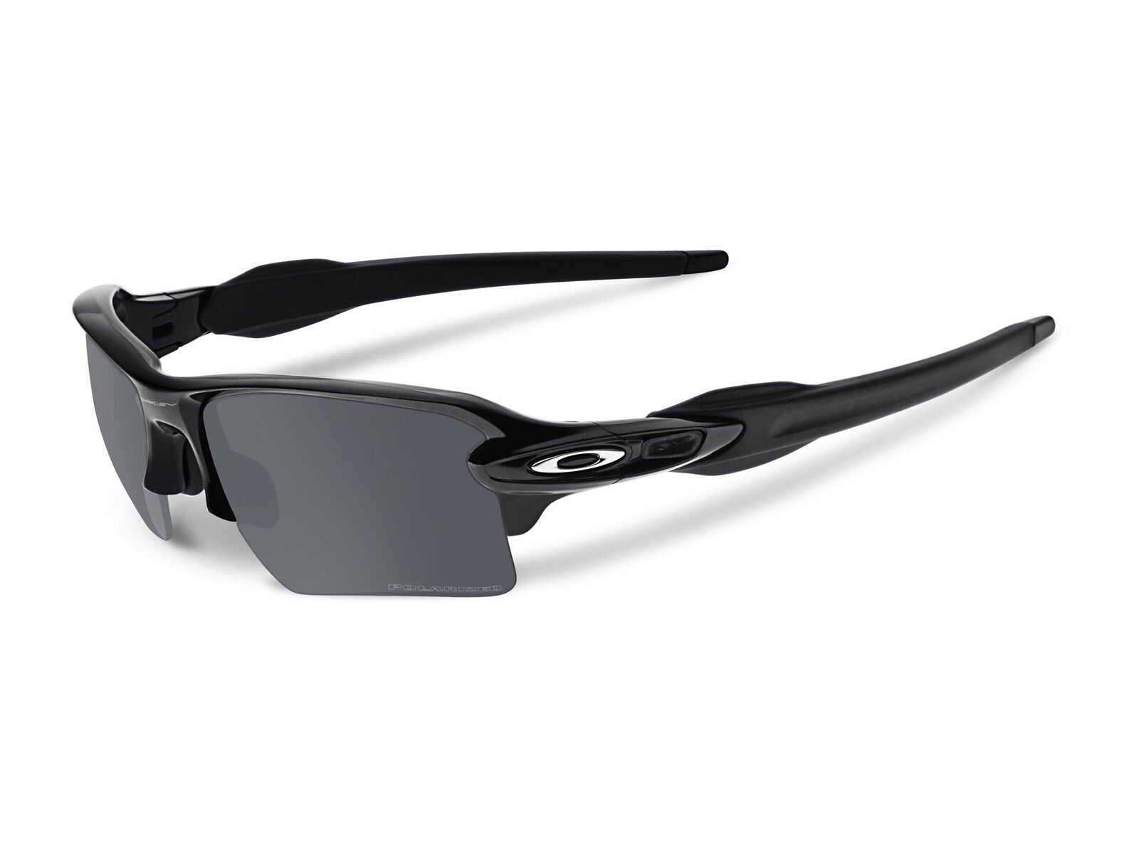 Oakley Flak 2.0 XL Polarized, polished black/Lens: black iridium polarized - Bild 1