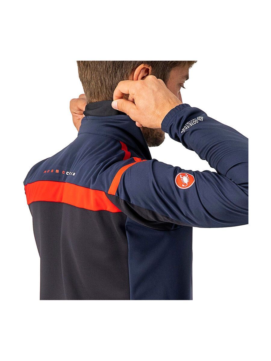 Castelli Alpha RoS 2 Light Jacket, savile blue/red-black - Bild 7