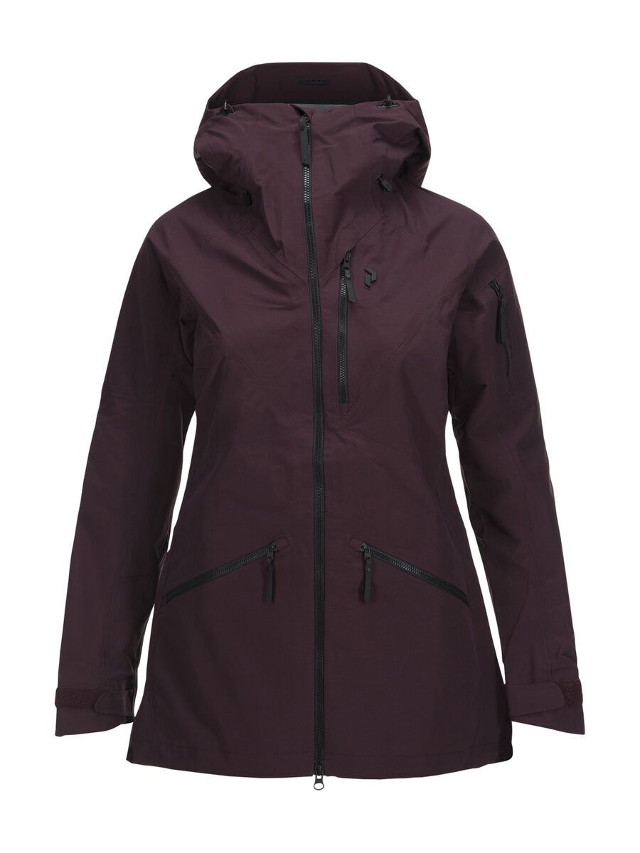Peak Performance W Radical 3L Jacket, mahogany - Bild 1