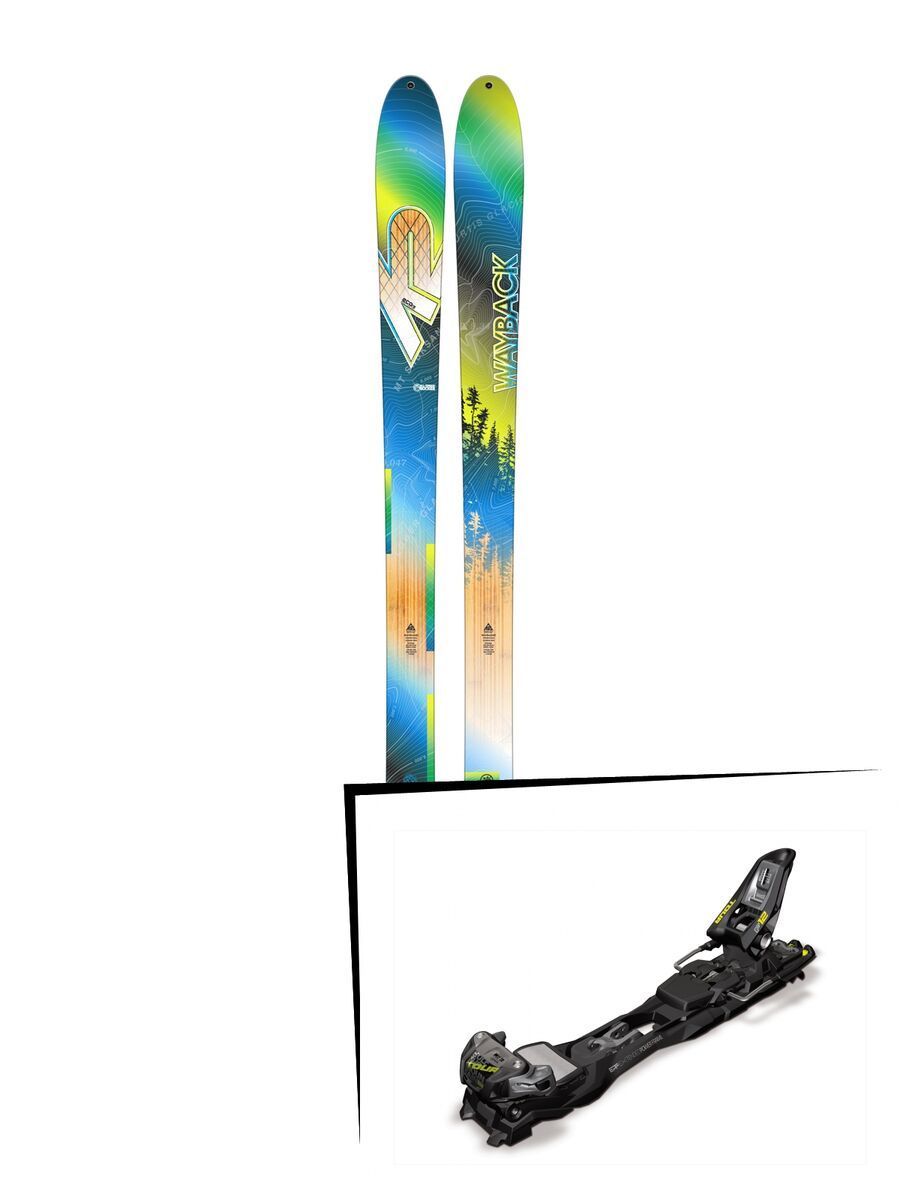 K2 SKI Set: Wayback 82 ECOre  + Marker F12 Tour EPF - Bild 1