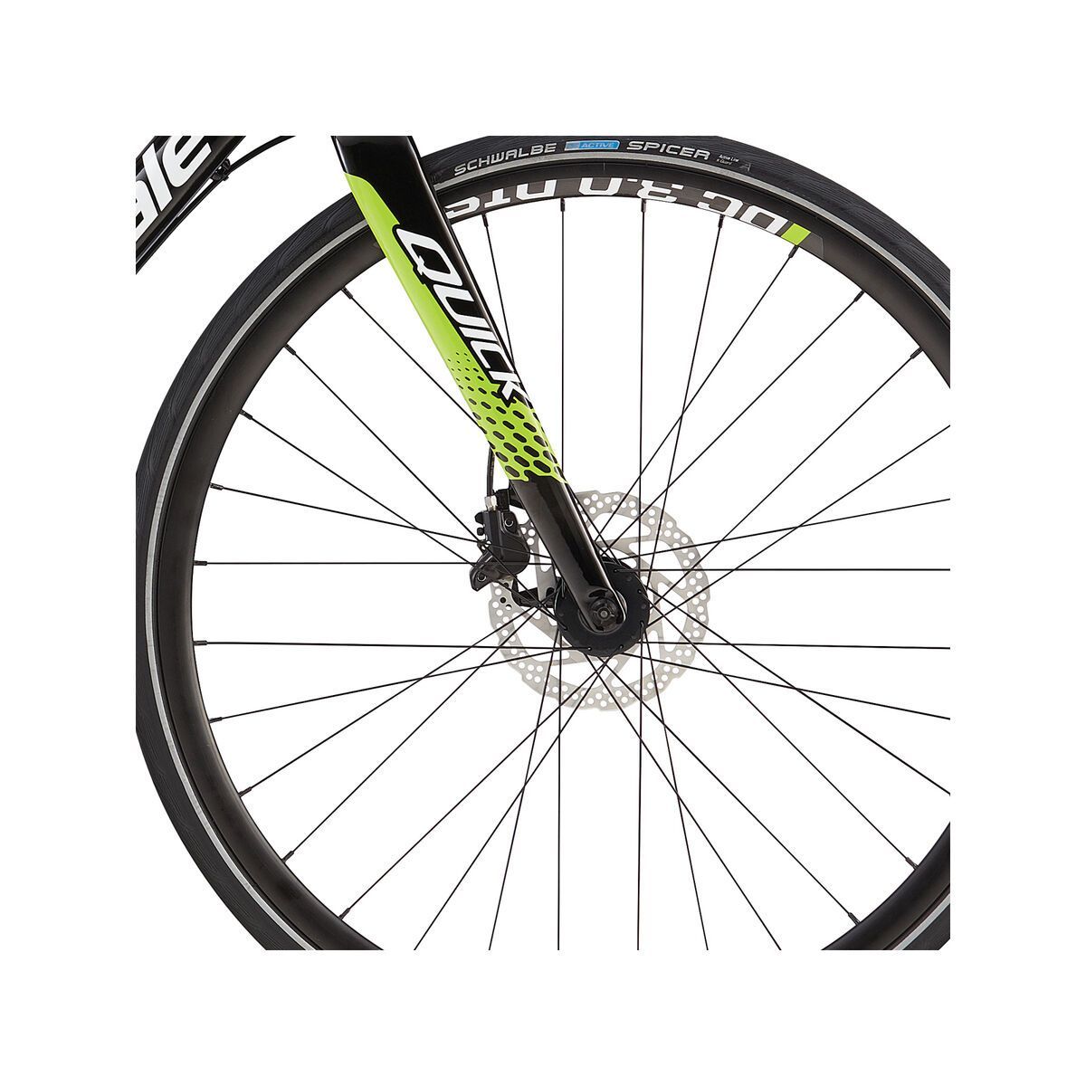 Cannondale Quick Speed 1, jet black w/ berzerker green, magnesium white, gloss - Bild 3